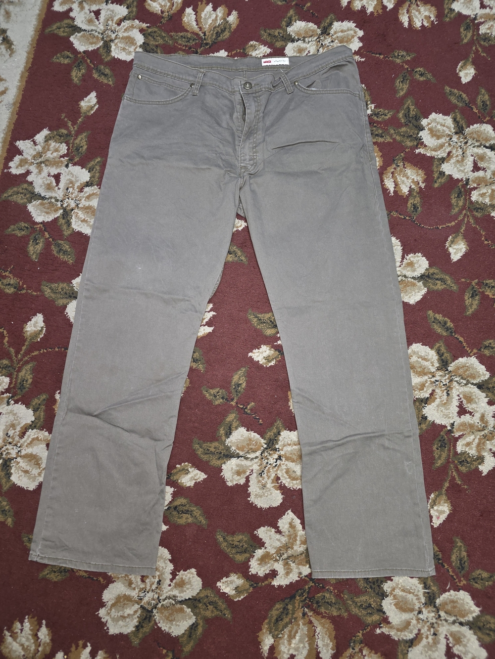 Wrangler Straight Fit Pants in Brown